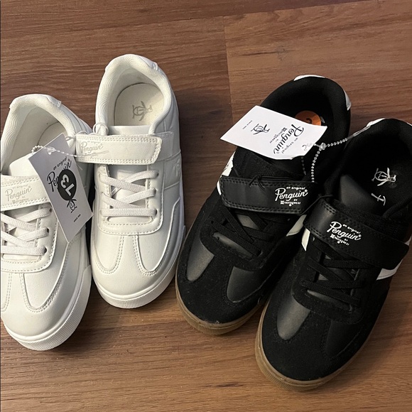 Bundle Original Penguin Kids' Black and White Sneakers - Picture 1 of 1